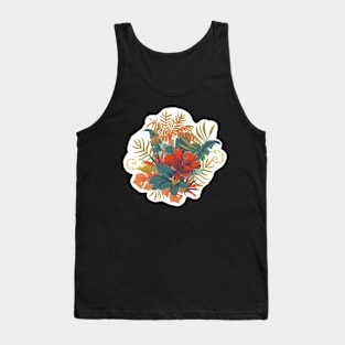 Tropical Flowers Tank Top